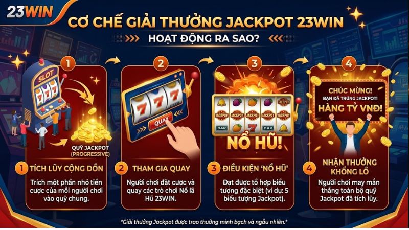 Jackpot 23WIN – Cơ Chế Giải Thưởng Hoạt Động Ra Sao?